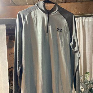 Under Armour 3/4 Zip Gray Pullover